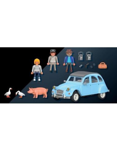 PLAYMOBIL - 70640 - Citroën 2CV - Classic Cars - Voiture de collection