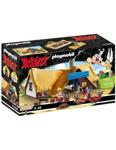 PLAYMOBIL - 71266 - Astérix : Hutte d'Ordralfabetix