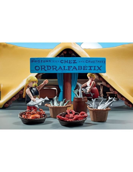 PLAYMOBIL - 71266 - Astérix : Hutte d'Ordralfabetix