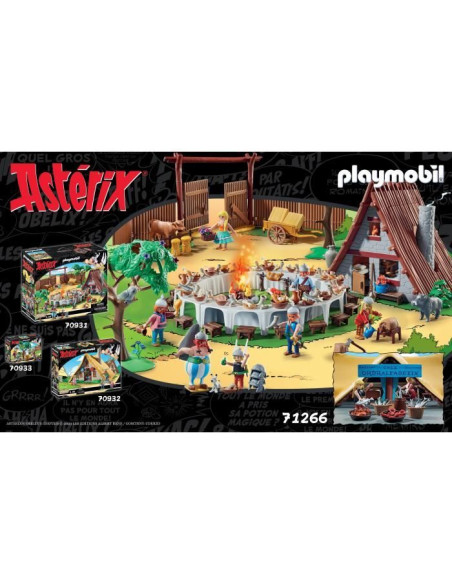 PLAYMOBIL - 71266 - Astérix : Hutte d'Ordralfabetix
