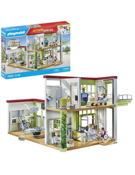 PLAYMOBIL - 71615 - Hôpital aménagé