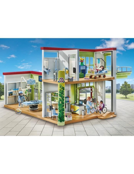 PLAYMOBIL - 71615 - Hôpital aménagé
