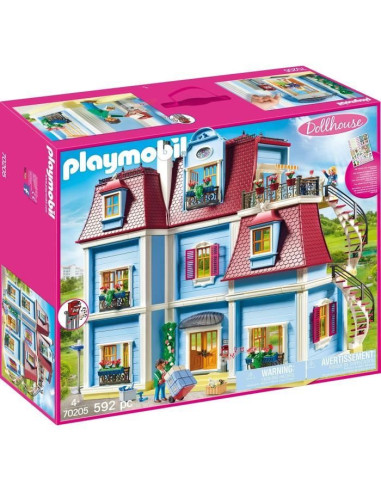 PLAYMOBIL 70205 - Dollhouse La Maison Traditionnelle - Grande maison traditionnelle - Nouveauté 2020
