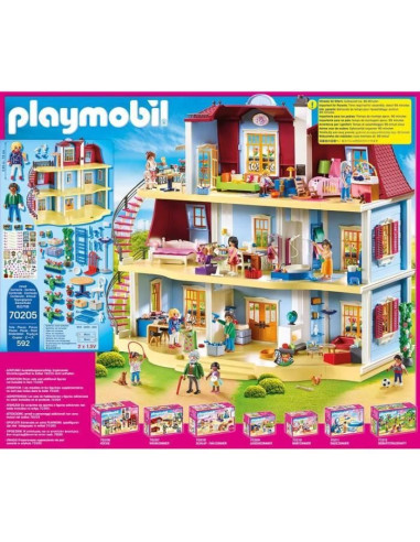 PLAYMOBIL 70205 - Dollhouse La Maison Traditionnelle - Grande maison traditionnelle - Nouveauté 2020