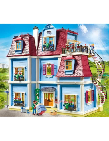 PLAYMOBIL 70205 - Dollhouse La Maison Traditionnelle - Grande maison traditionnelle - Nouveauté 2020
