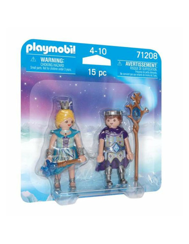 Figurines Articulées Playmobil 71208 Princesse 15 Pièces Prince Duo
