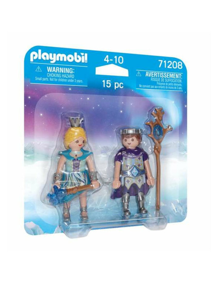 Figurines Articulées Playmobil 71208 Princesse 15 Pièces Prince Duo
