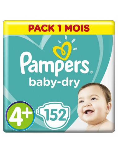 PAMPERS Baby Dry Taille 4 9 a 18kg...