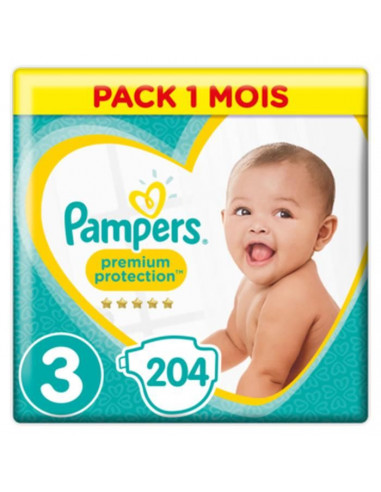 PAMPERS Premium Protection Taille 3...