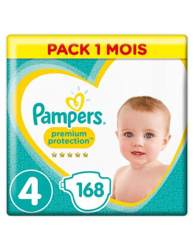 PAMPERS Premium Protection Taille 4...