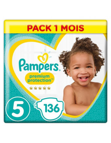 PAMPERS Premium Protection Taille 5...