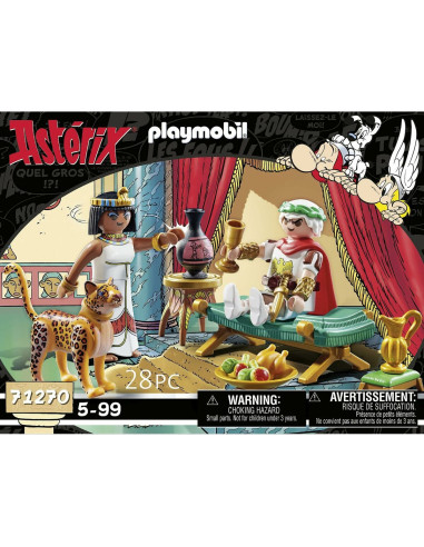 Playset Playmobil 71270 - Asterix: César and Cleopatra 28 Pièces