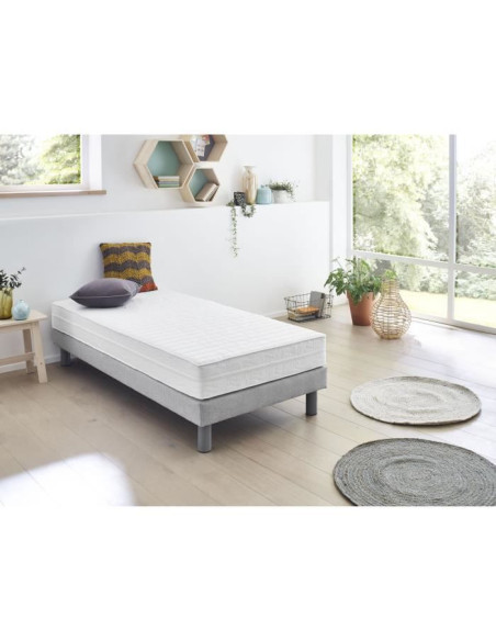 DORMIPUR - Matelas - 90 x 200 cm - Epaisseur 16 cm - Mousse a mémoire de forme - Housse lavable en machine - Equilibré