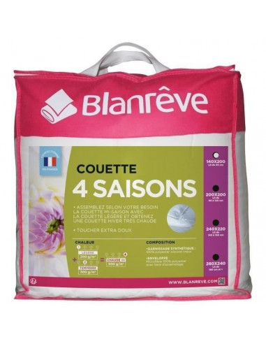 BLANREVE Couette 4 saisons 140 x 200...