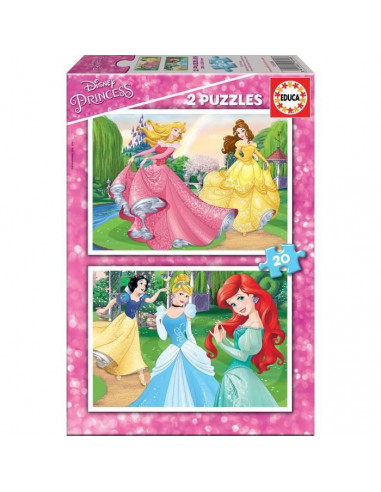 EDUCA puzzle 2x20 Disney princesses
