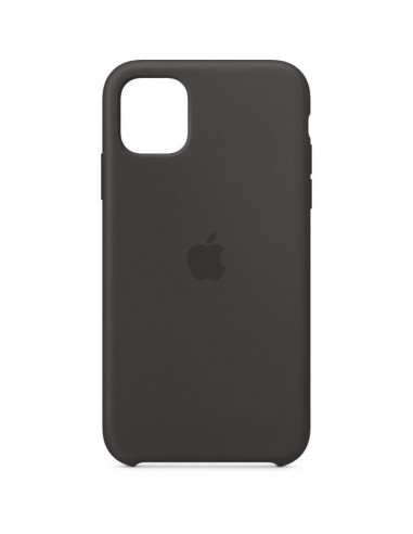 APPLE Coque Silicone Noir pour iPhone 11