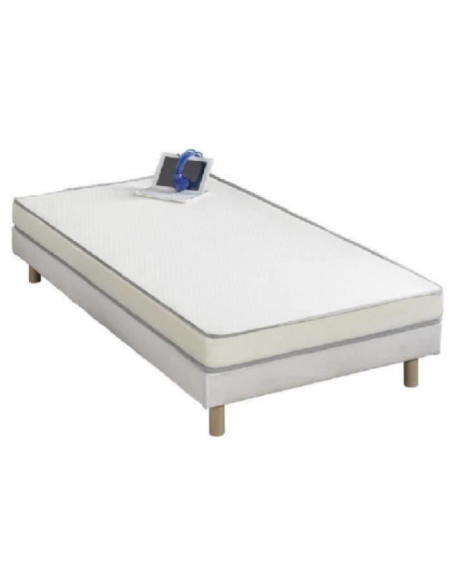 Matelas mousse 90 x 180 - Confort ferme - Epaisseur 10 cm - Fabrication européenne - FINLANDEK Huopa