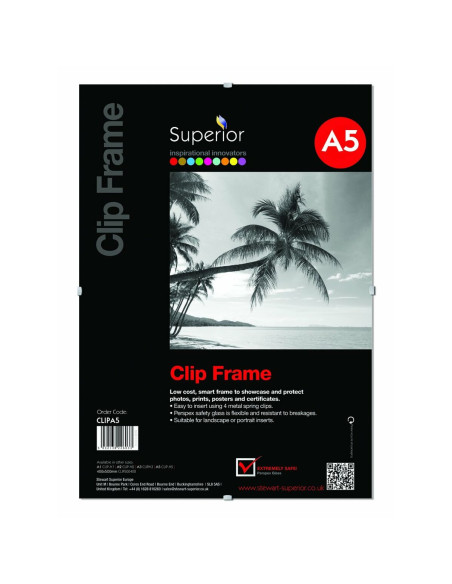 Cadre Photos Seco CLIP-A5 Marron Résine 21 x 15 cm