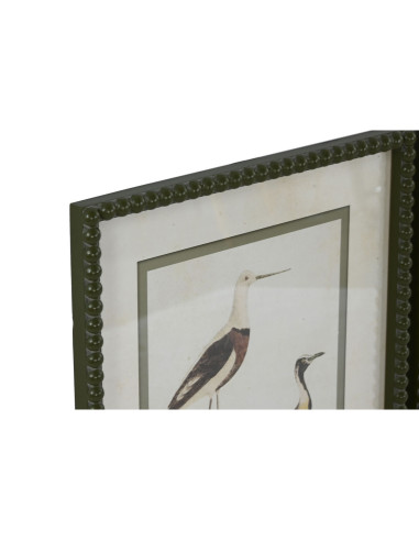 Cadre Home ESPRIT Oiseaux Cottage 40 x 2,5 x 54 cm (6 Unités)