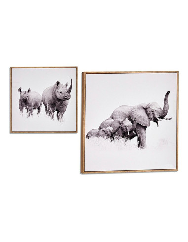 Cadre Avec cadre animaux Bois Contre-plaqué (31 x 2 x 31 cm)